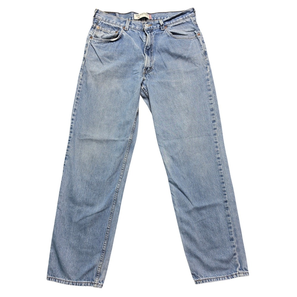 Indie Skate Baggy Relaxed Fit 550 Denim Jeans Mens 36x34 Light Wash Levi's